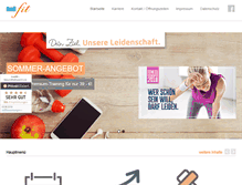 Tablet Screenshot of medifit-wolfhagen.de